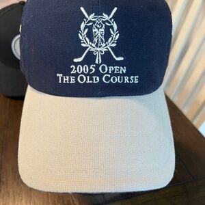 ST ANDREWS Golf Hat NWT The Old Course Links OSFA Blue Cap Adjustable